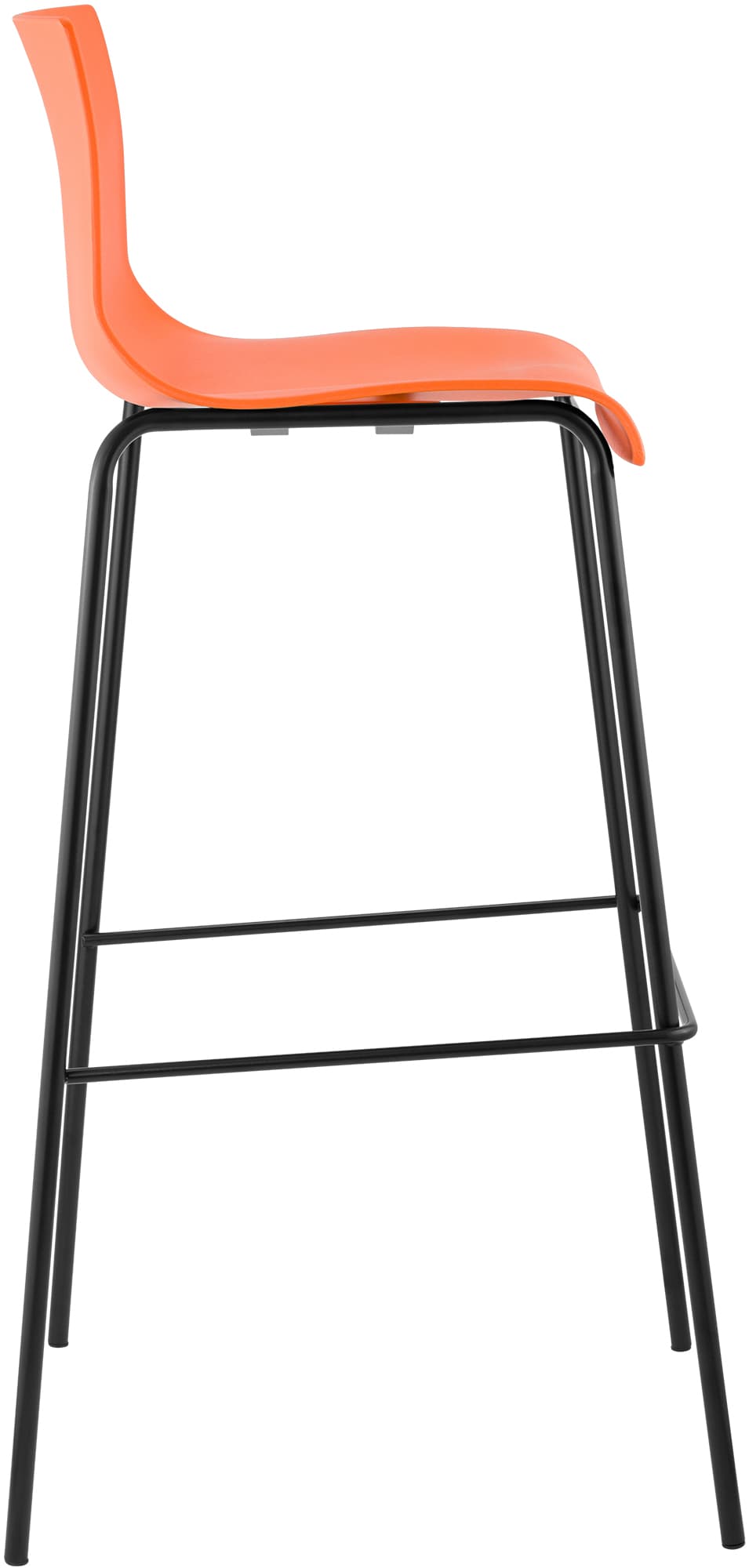 2-pk barstoler Hover i plast, 4-bens understell