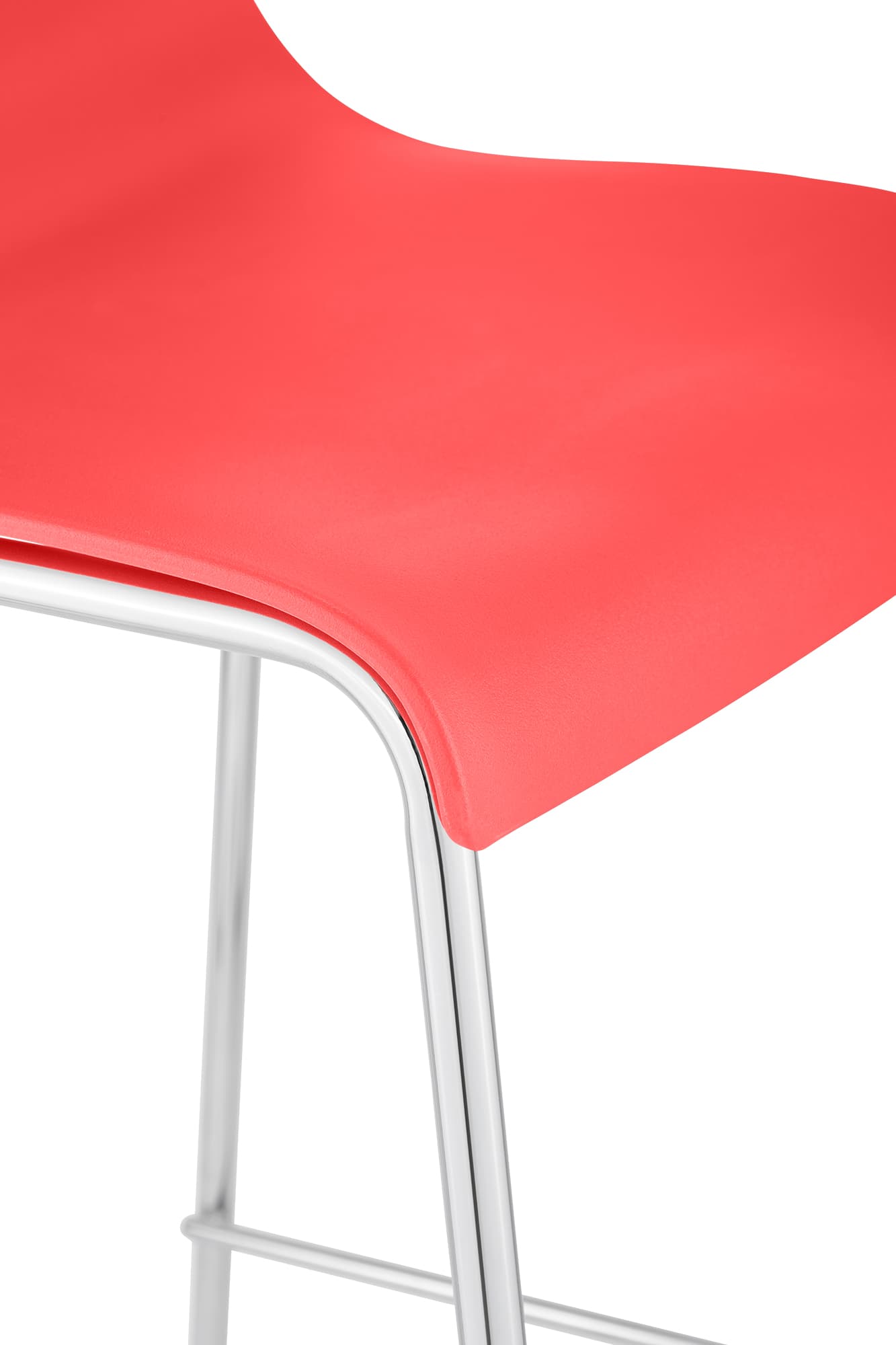 Hover barstol, plast, 4-ben design