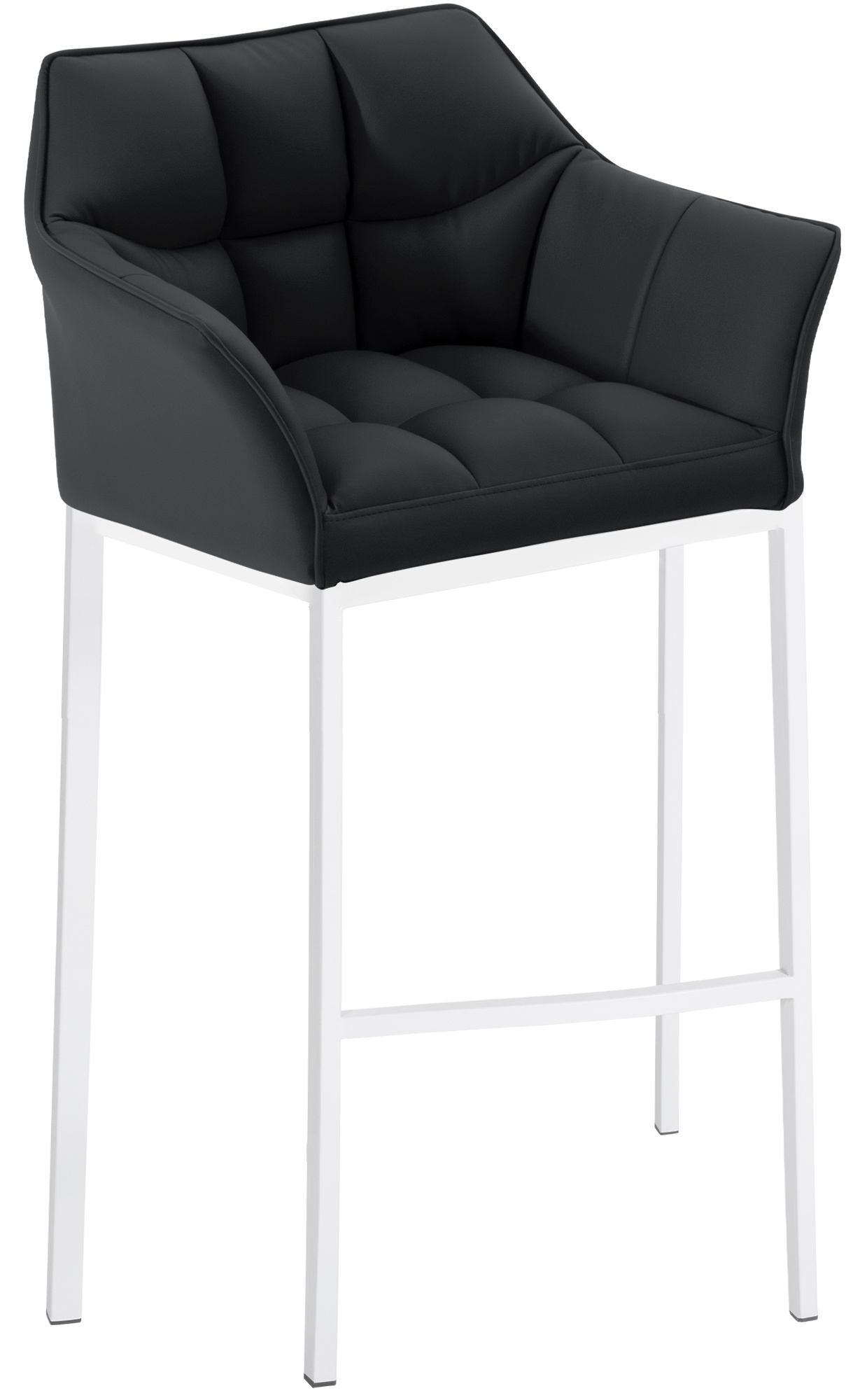 Barstol Damaso skinnlook med firbensramme