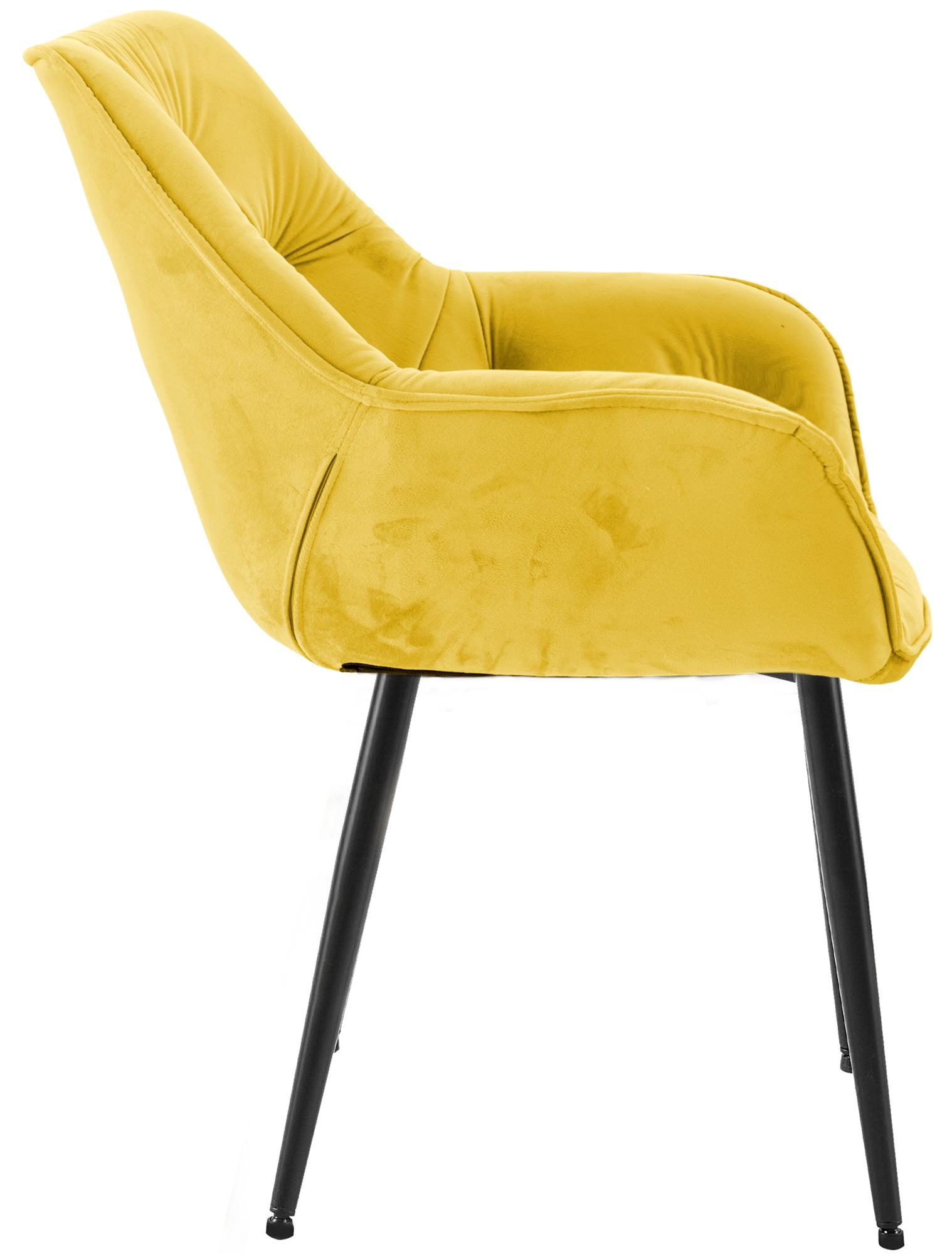 Sett med 4 stoler Tanna Velvet