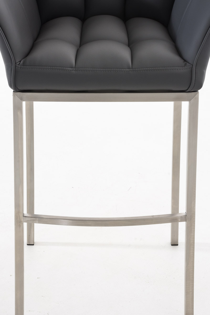 Barstol Damaso skinnlook med firbensramme
