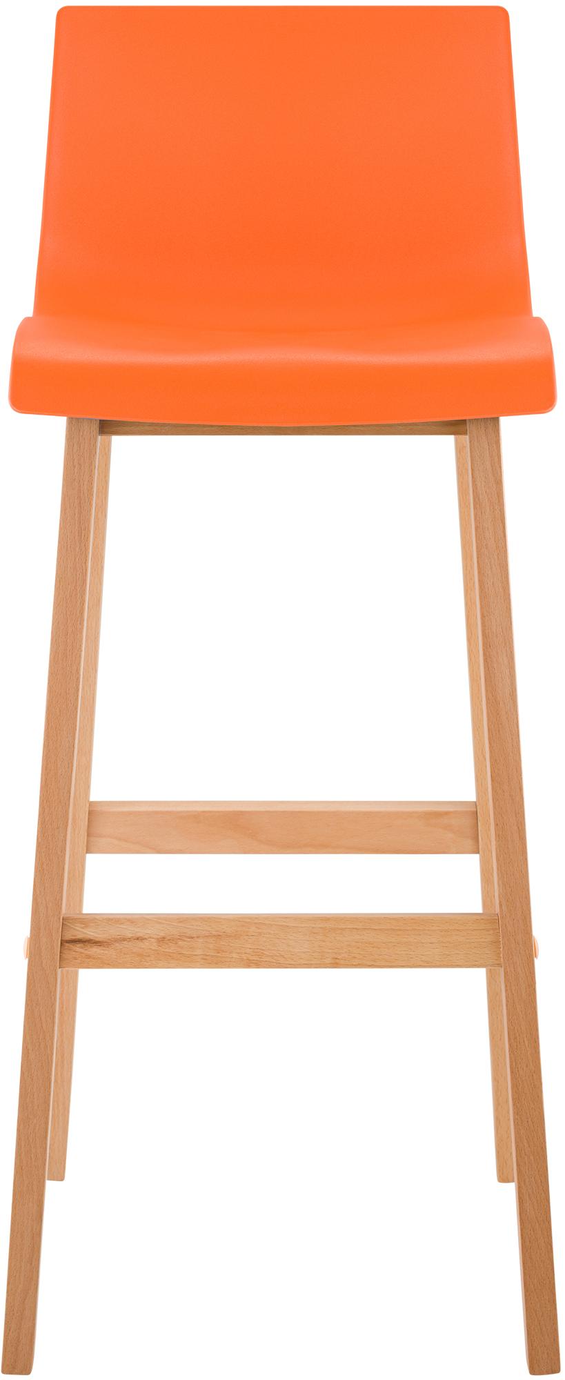 2 stk. Barstoler Hover Plastikk 4-fotsramme Natura