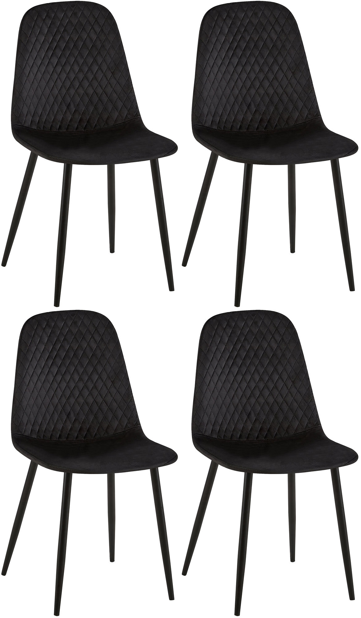 Sett med 4 stoler Giverny