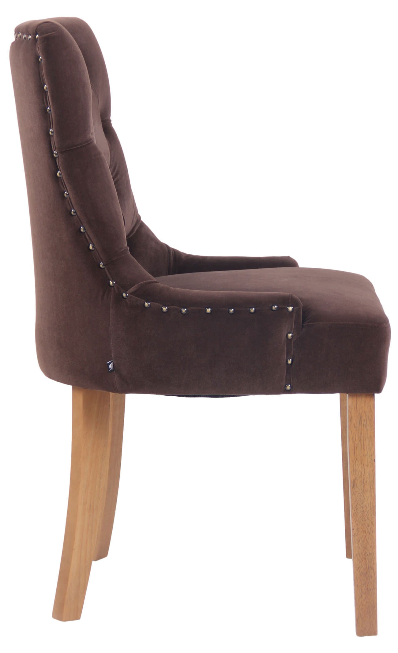 Sett med 4 spisestoler Aberdeen Velvet