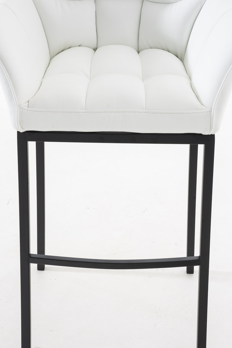 Barstol Damaso skinnlook med firbensramme