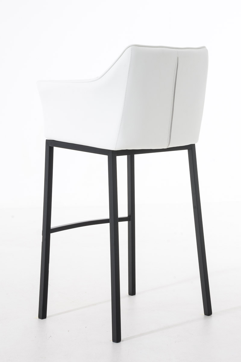 Barstol Damaso skinnlook med firbensramme