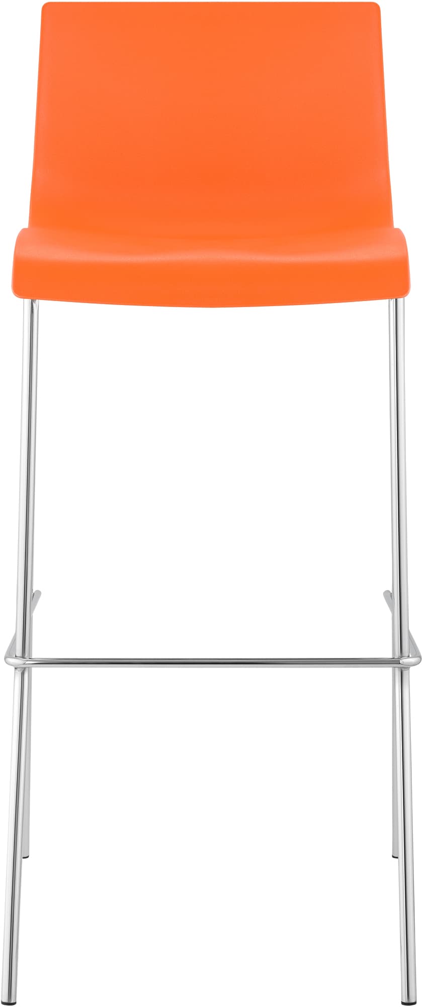 2-pk barstoler Hover i plast, 4-bens understell