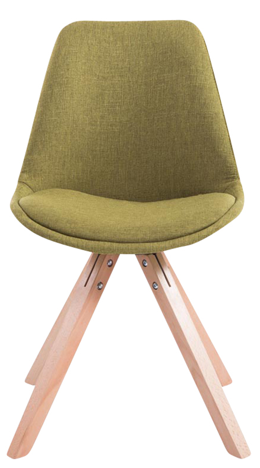 Sett med 4 besøksstoler Toulouse Fabric Square
