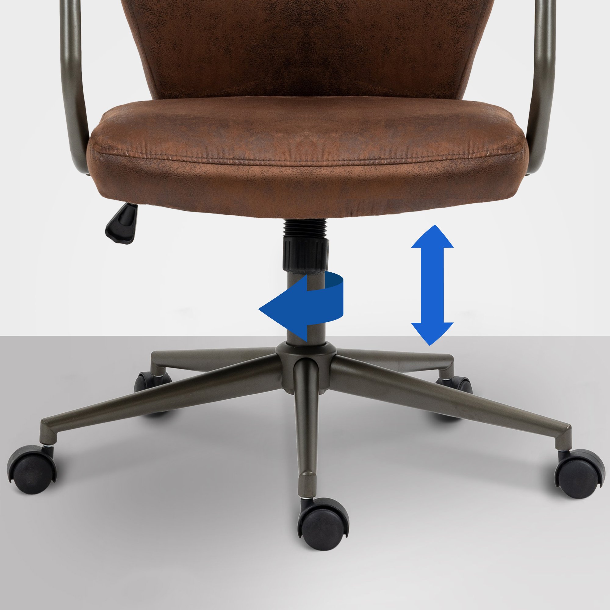 Kontorstol Pocatello Industriell Loft Antikk stil