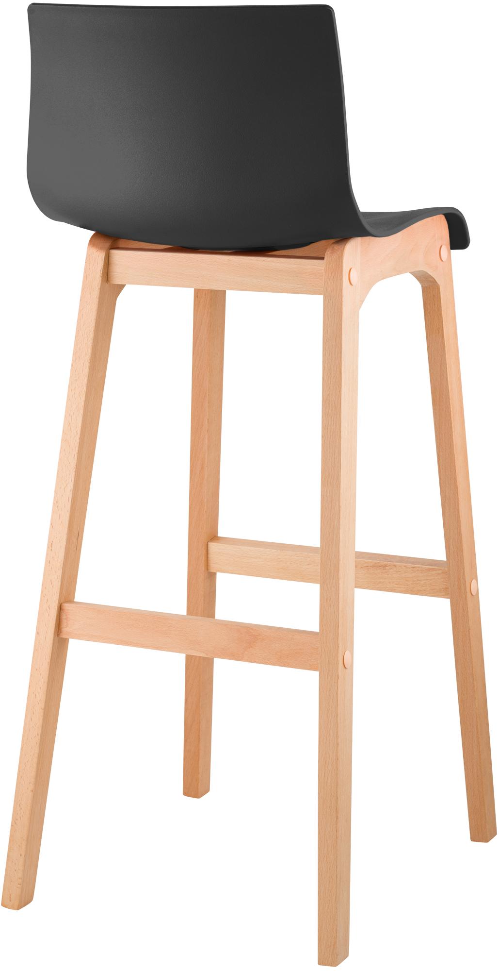 Barstol Hover Plastikk Naturfarget Ramme