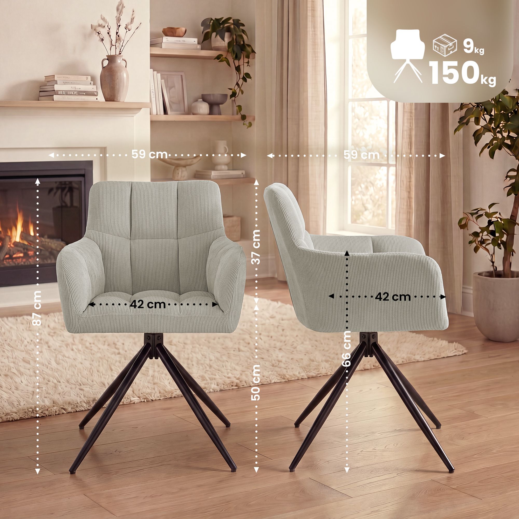 Spisestuestol Jonah Cord