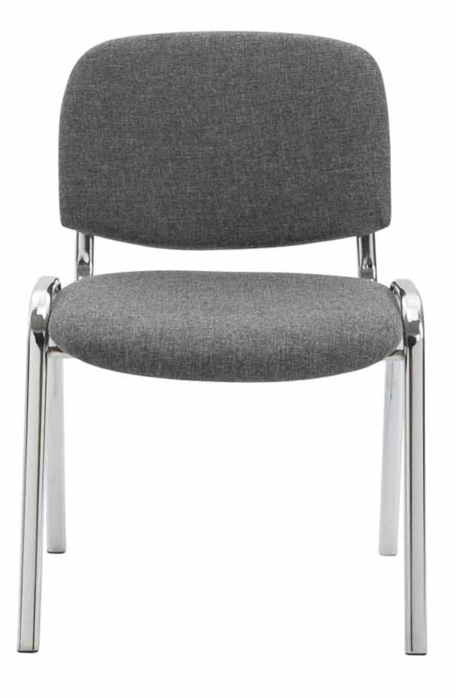 Sett med 4 stoler Ken Chrome stoff