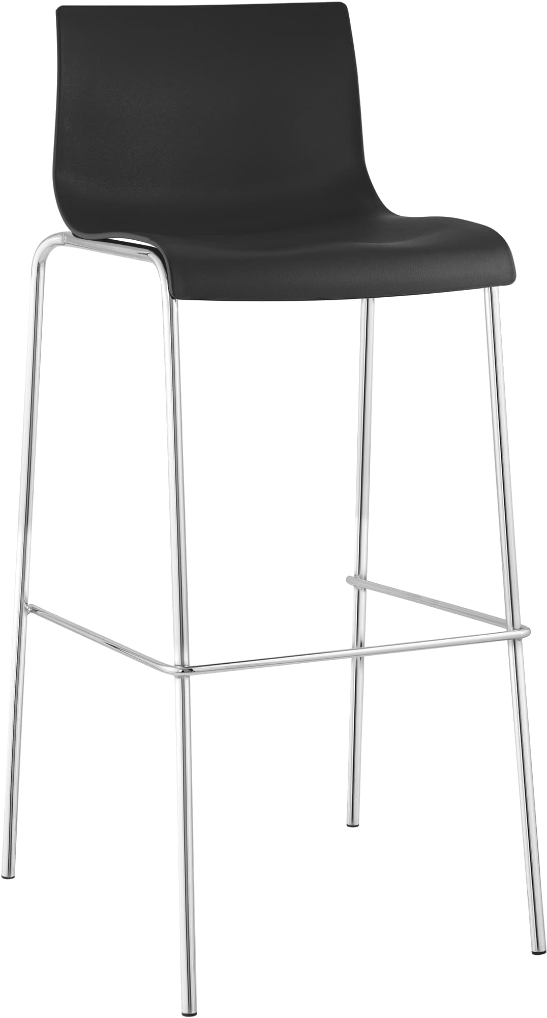 Hover barstol, plast, 4-ben design