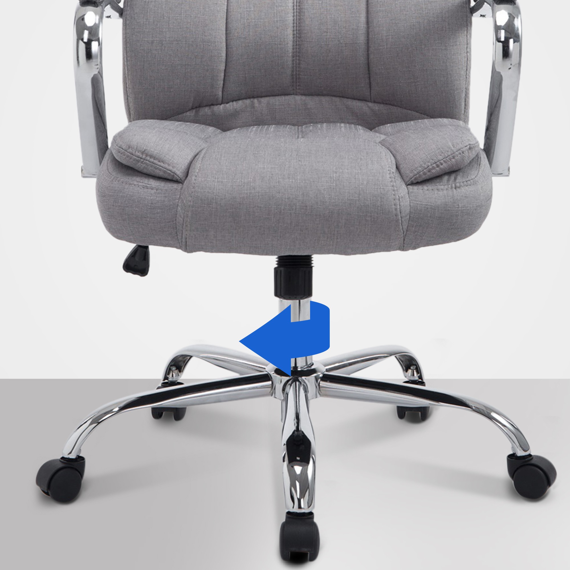 Kontorstol XXL Xanthos stoff, 210 kg