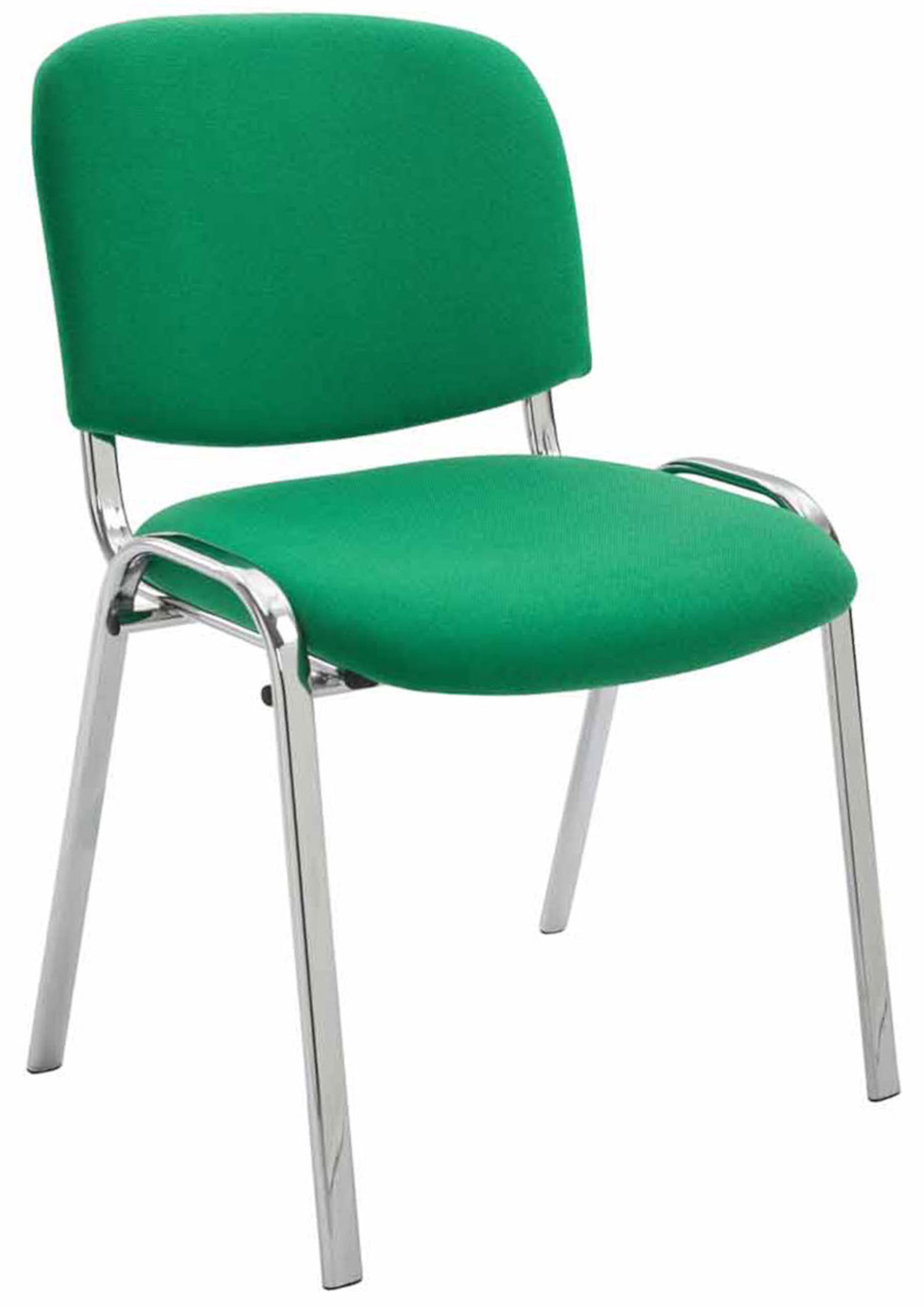 Sett med 4 stoler Ken Chrome stoff