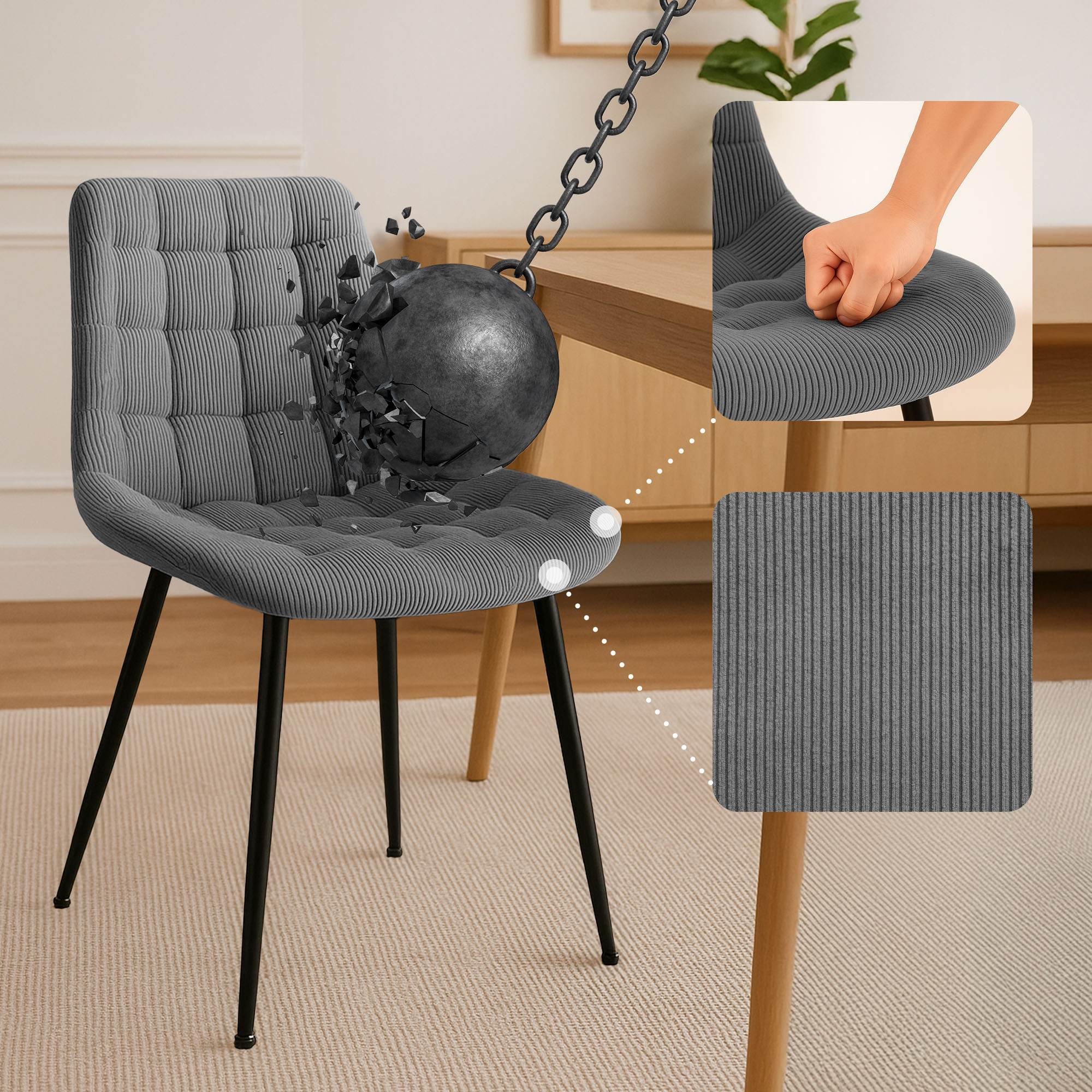 Spisestol Sardna Cord