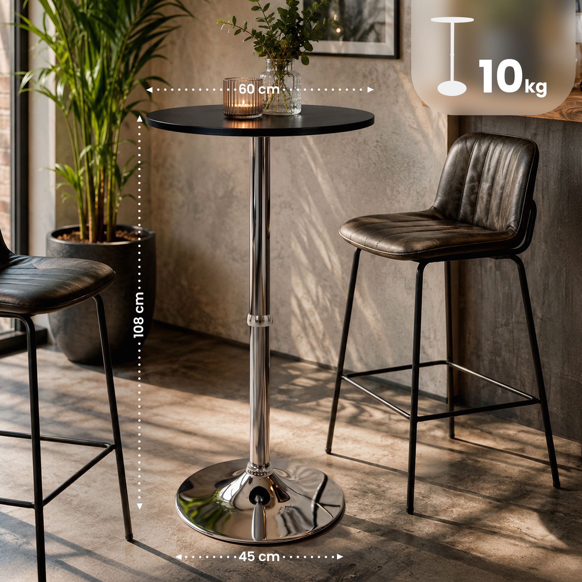 Ståbord rundt Ø 60 cm