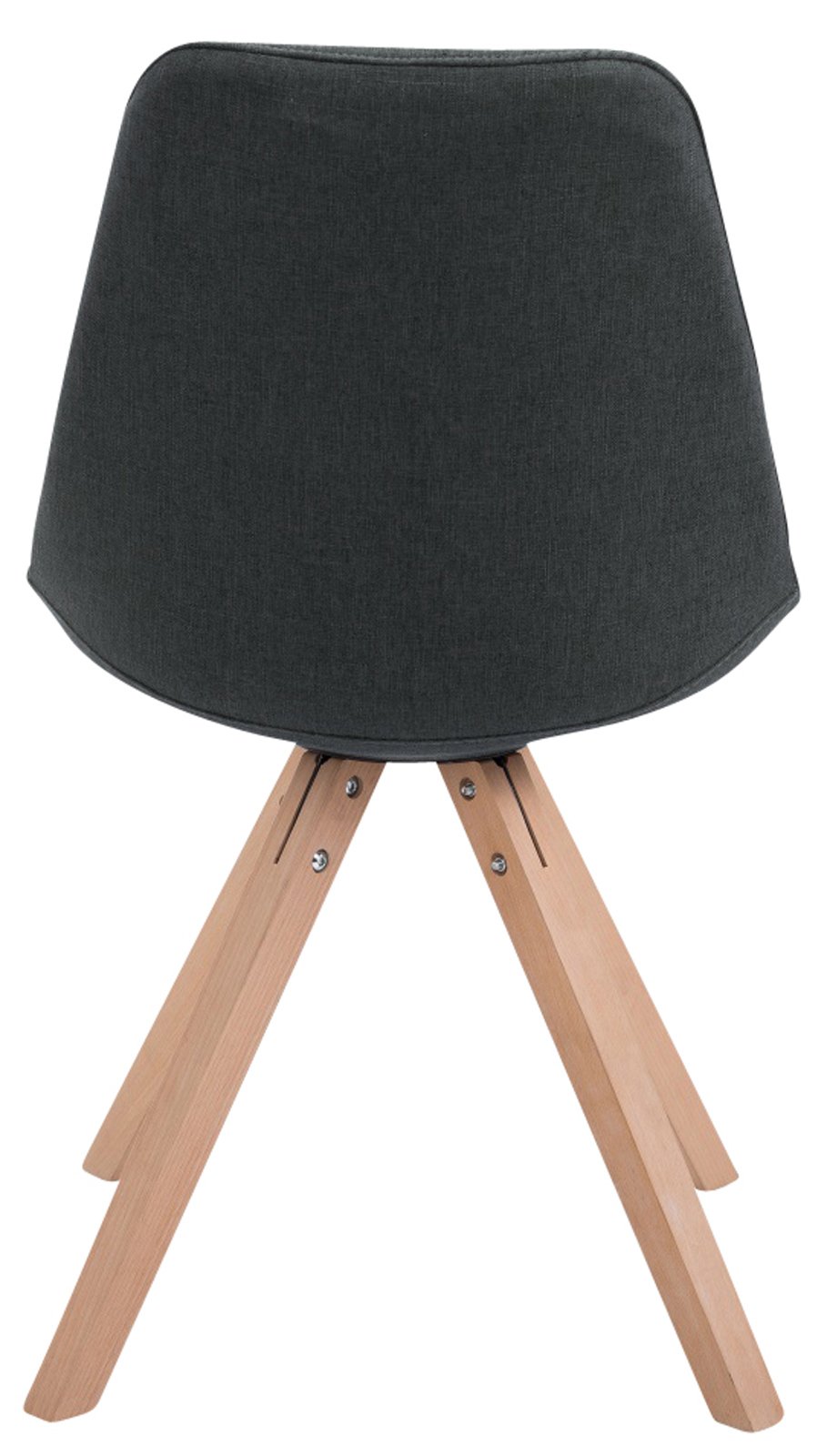 Sett med 4 besøksstoler Toulouse Fabric Square