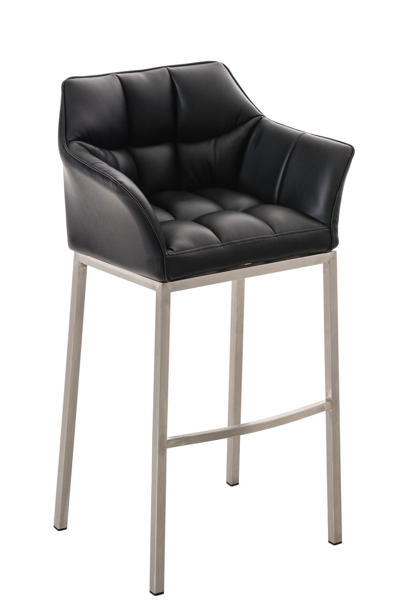 Barstol Damaso skinnlook med firbensramme
