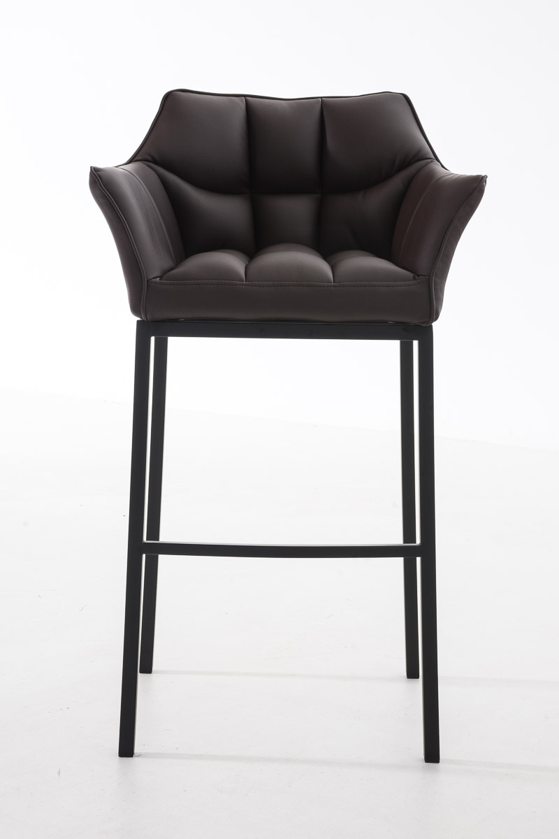 Barstol Damaso skinnlook med firbensramme