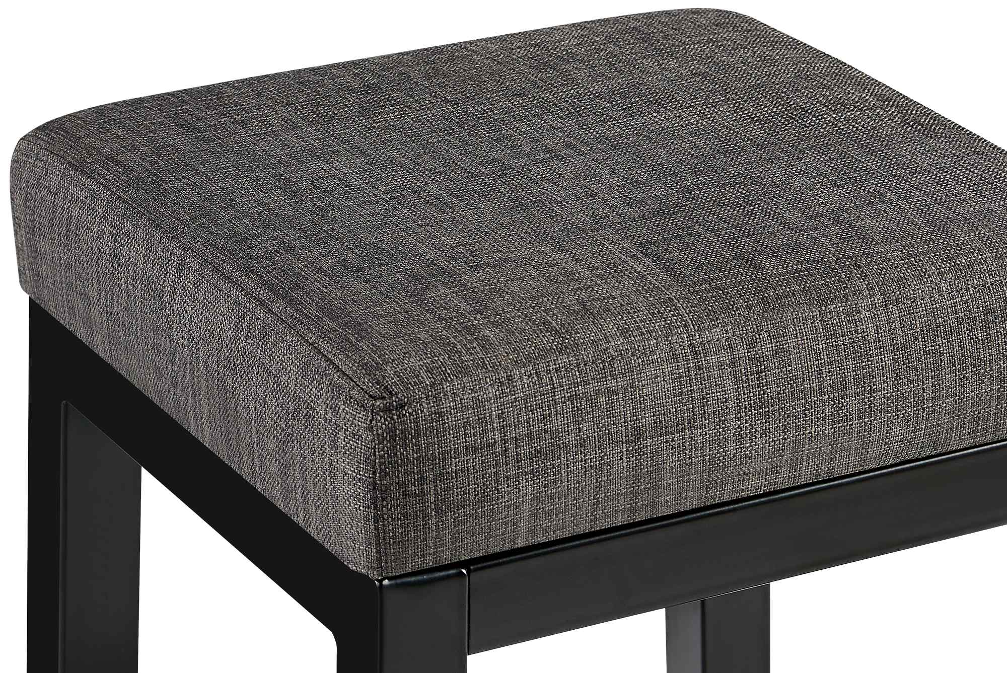Barstol Taylor setehøyde 83 cm metallramme svart