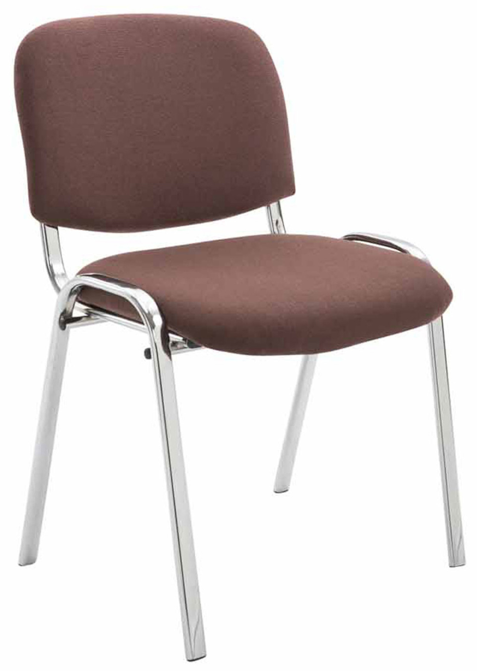 Sett med 4 stoler Ken Chrome stoff
