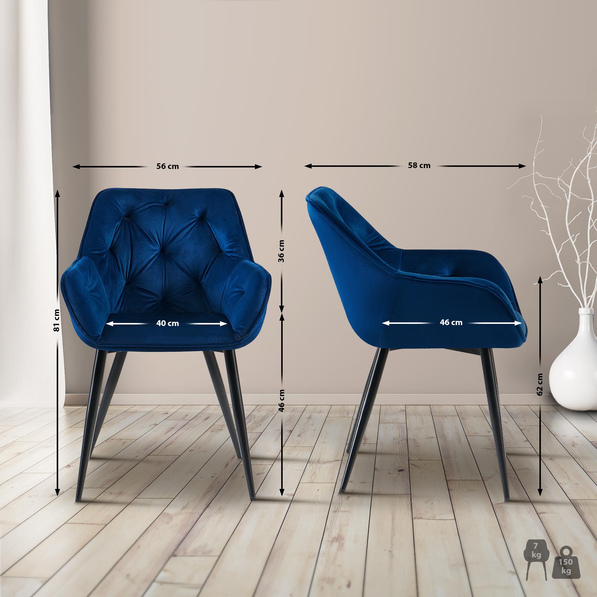Besøksstol Cassis Velvet