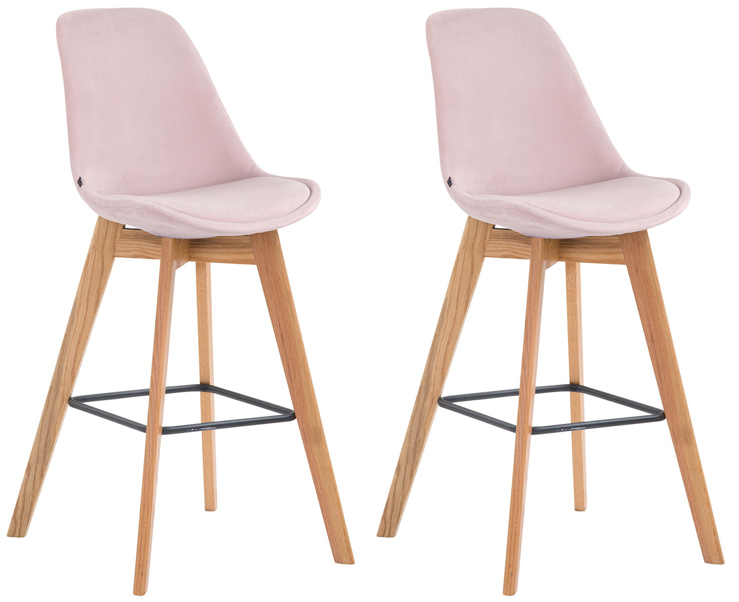 Sett med 2 barstoler Metz Velvet