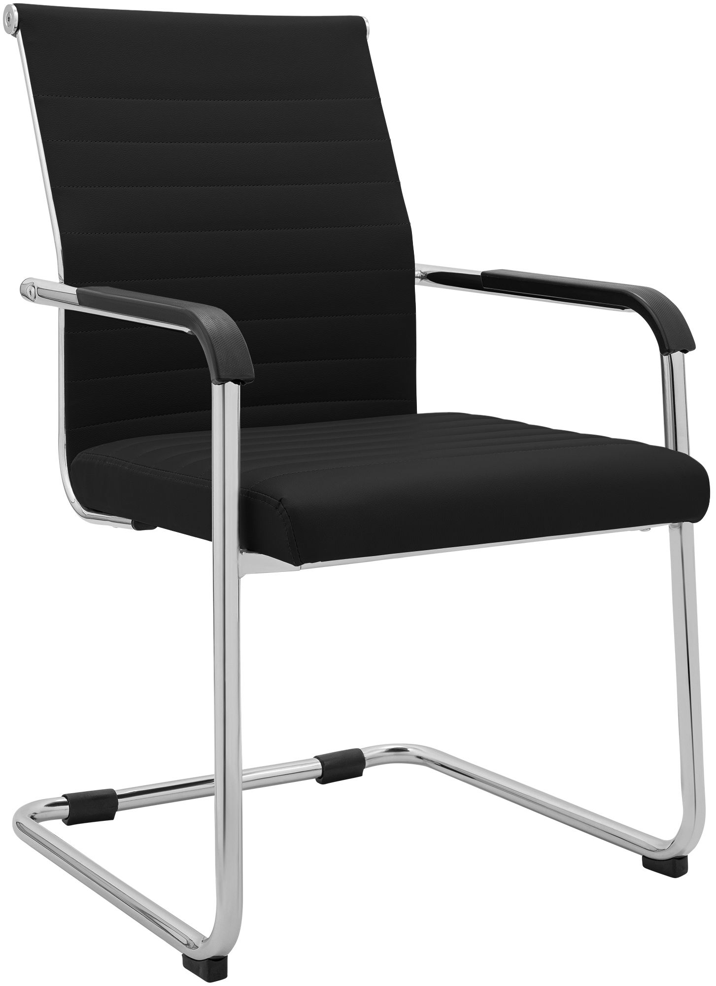 Freischwinger Hakon i skinnlook &ndash; moderne stol med komfort og stil til spiseplassen din