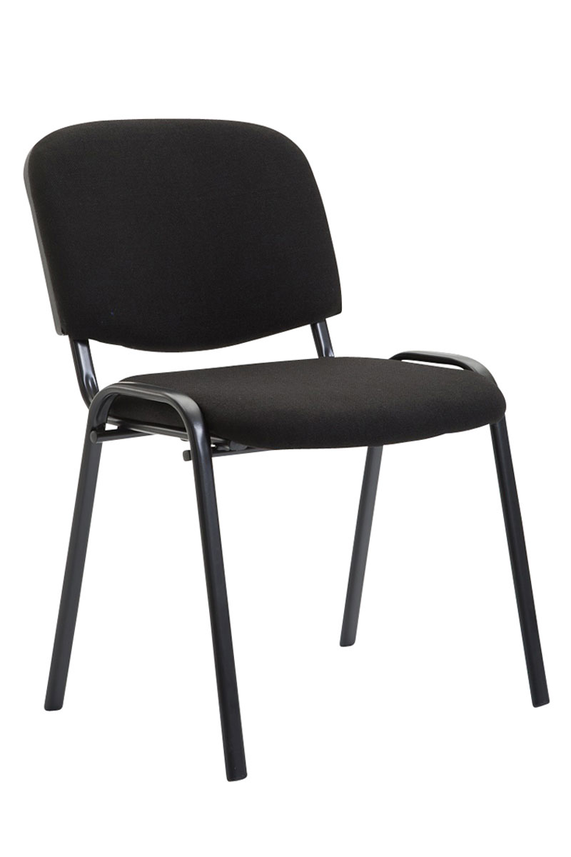 Sett med 4 besøksstoler Ken stoff