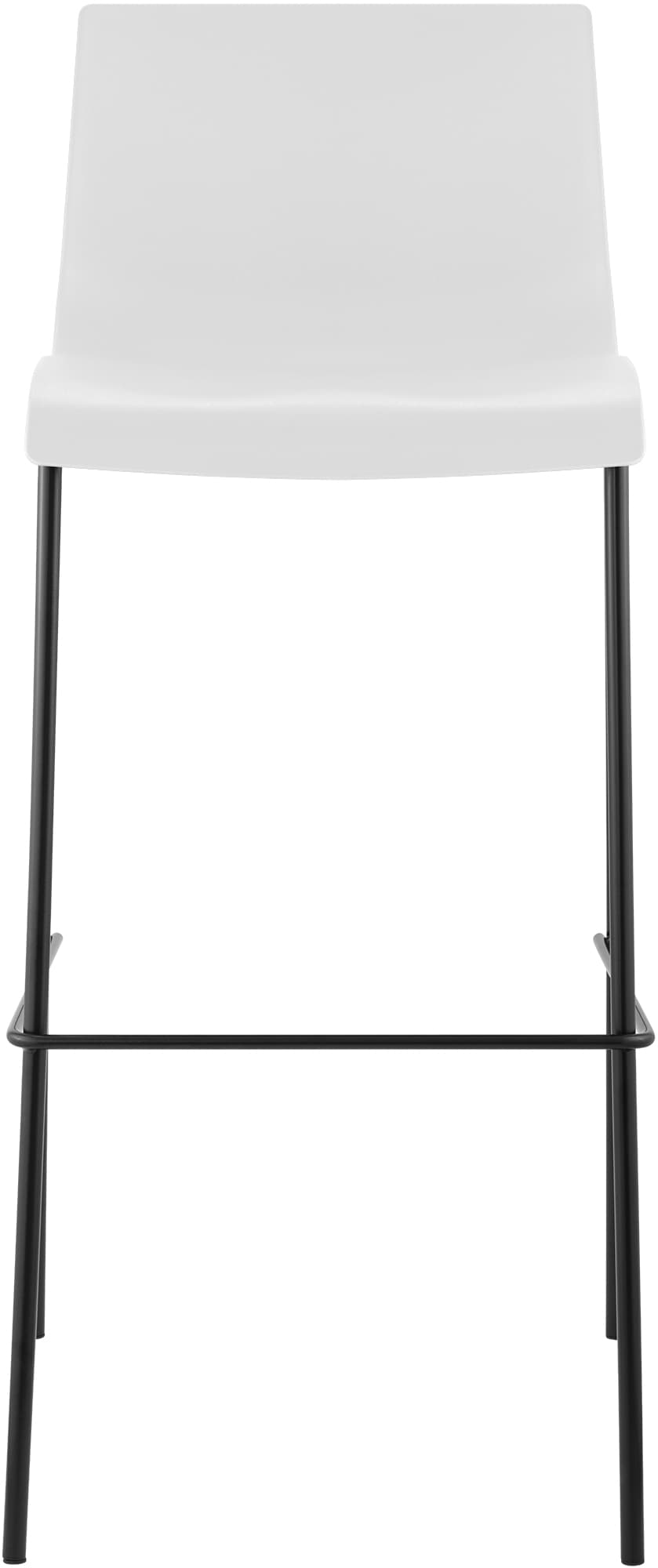 2-pk barstoler Hover i plast, 4-bens understell