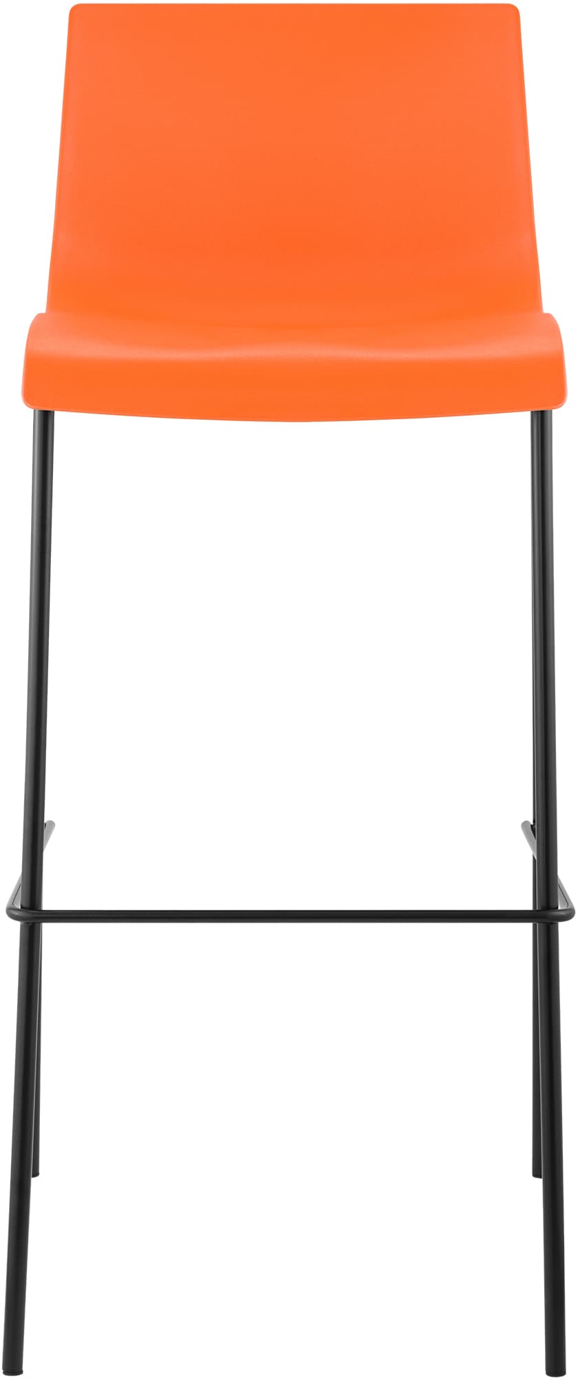 2-pk barstoler Hover i plast, 4-bens understell