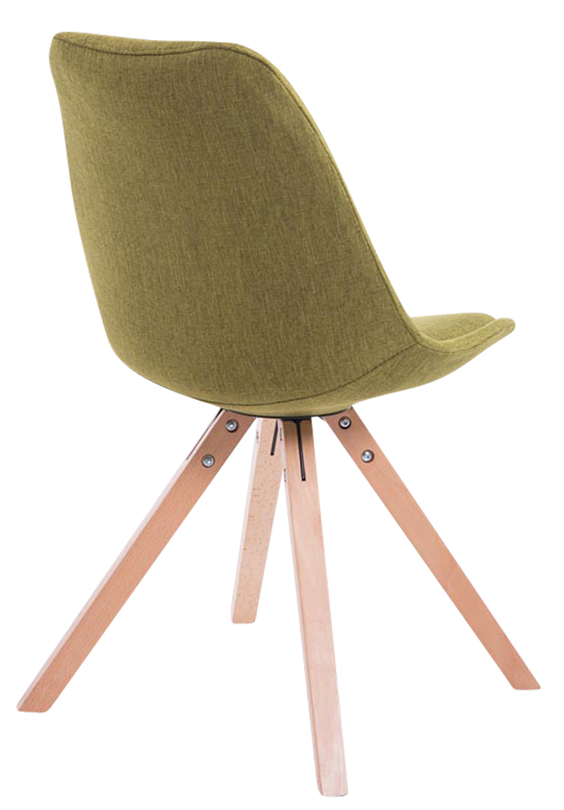 Sett med 4 besøksstoler Toulouse Fabric Square