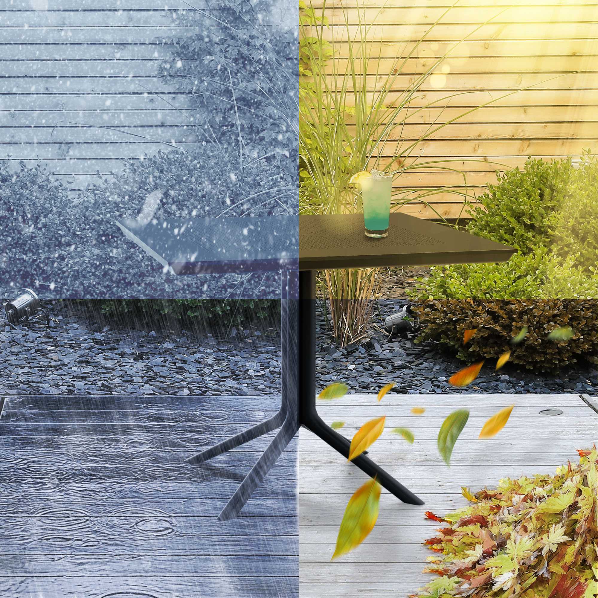 Hagebord Lenval 80 x 80 cm | Utendørsbord