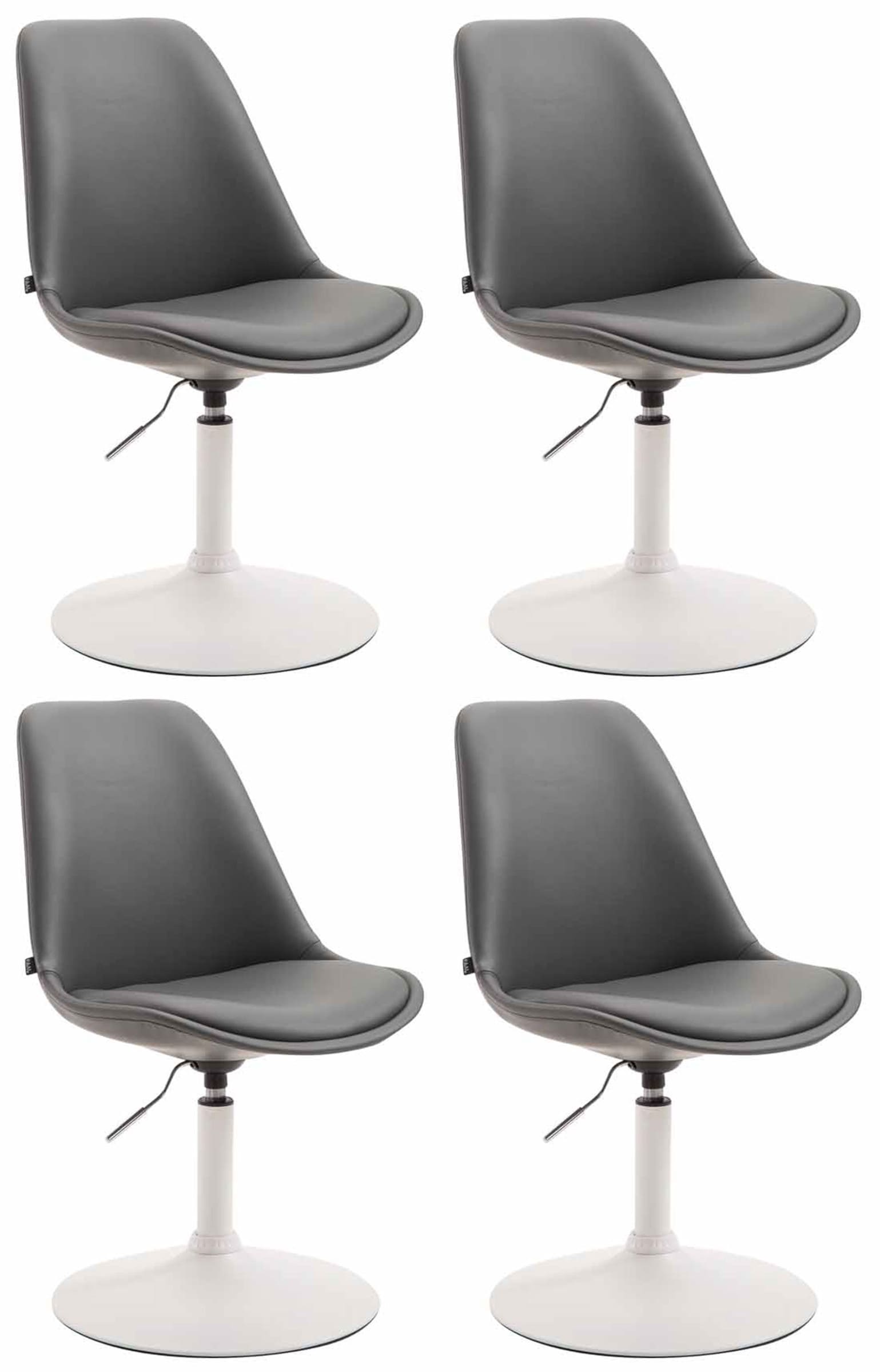 Sett med 4 spisestoler Maverick i kunstskinn
