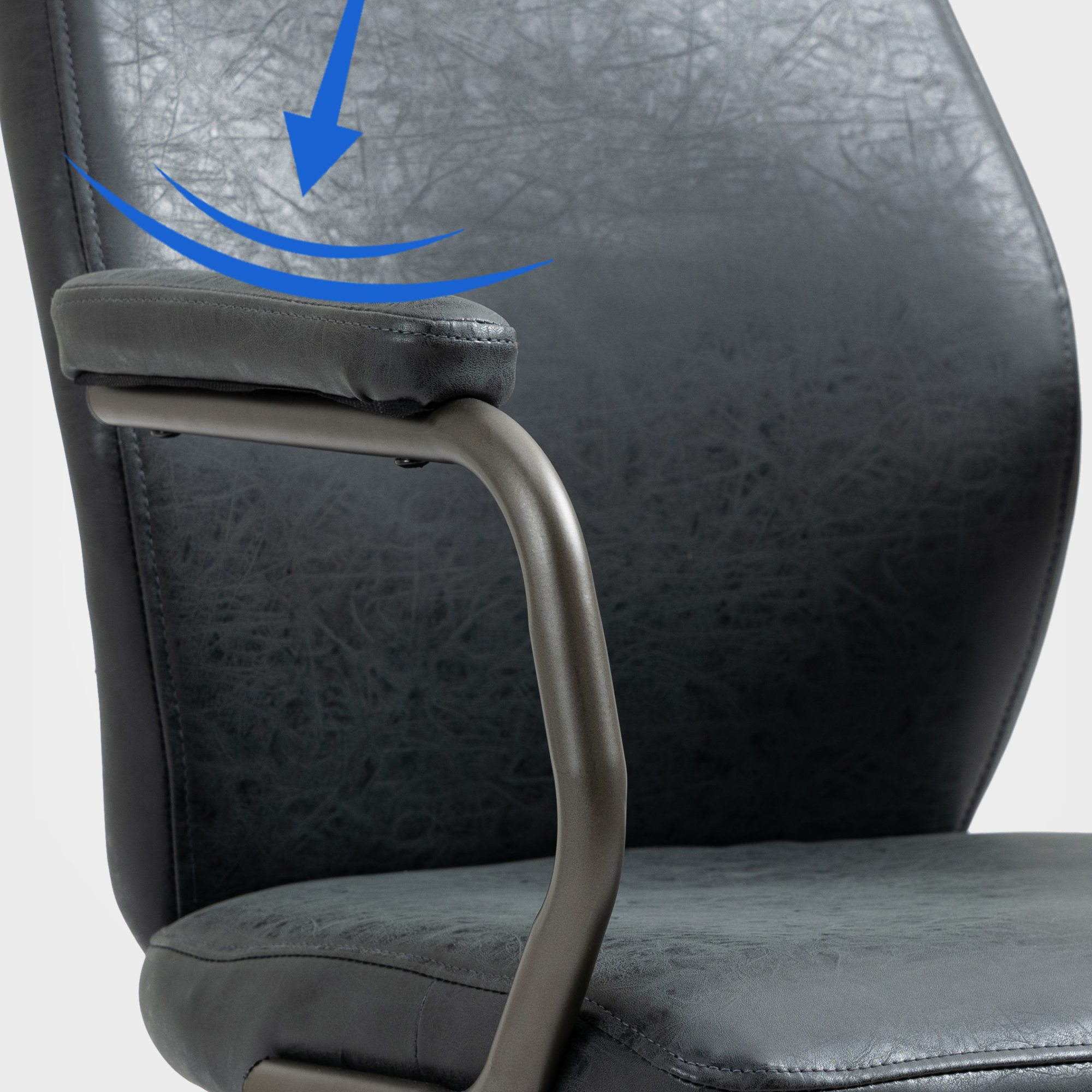Kontorstol Pocatello Industriell Loft Antikk stil