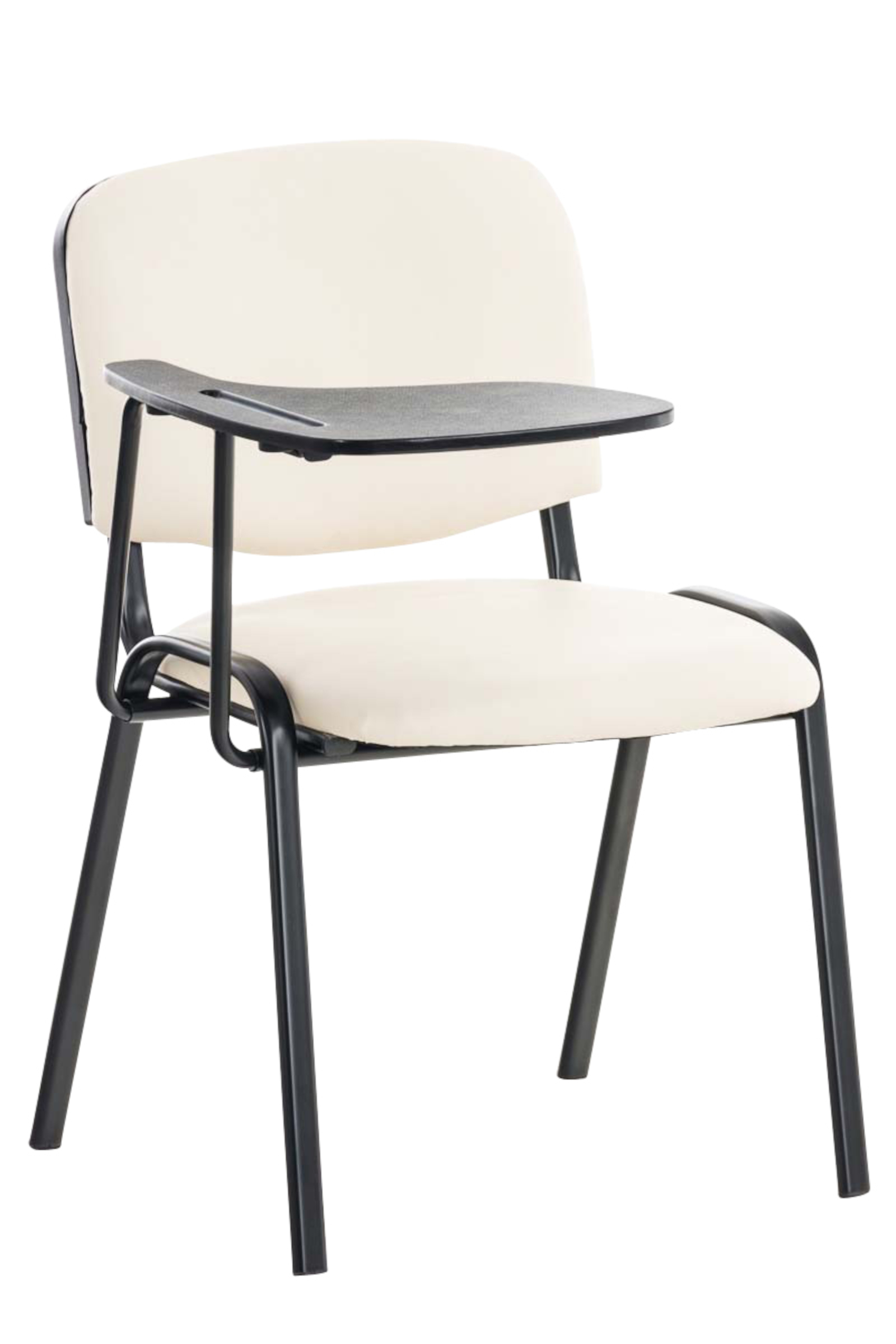 Sett med 4 stoler Ken med sammenleggbart bord i kunstskinn